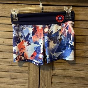 Her Universe Marvel Captain America Gym Shorts